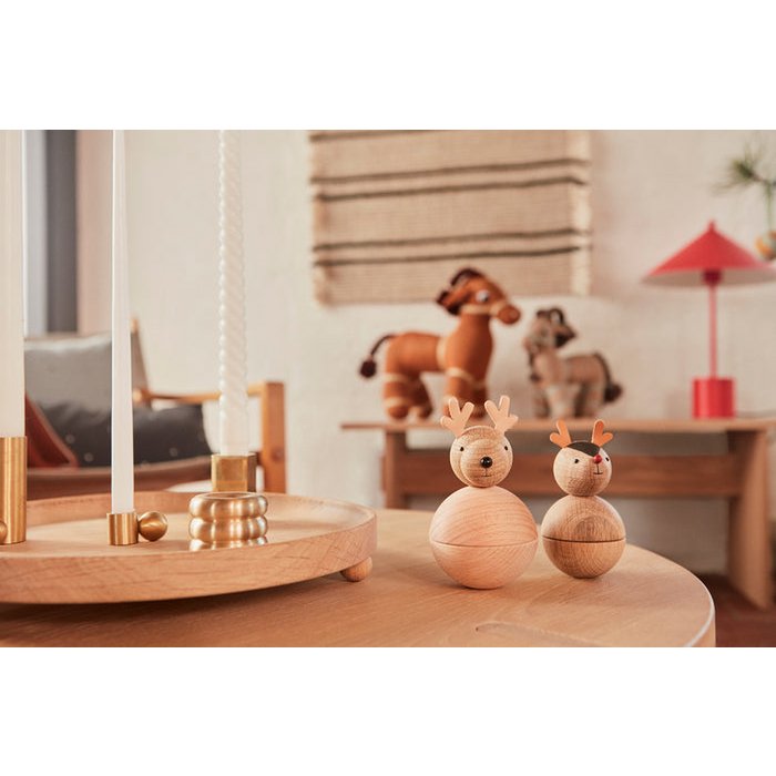 Palloa Solid Brass Candleholder - High