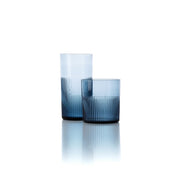 The Azure Rippled Low Tumbler - Blue