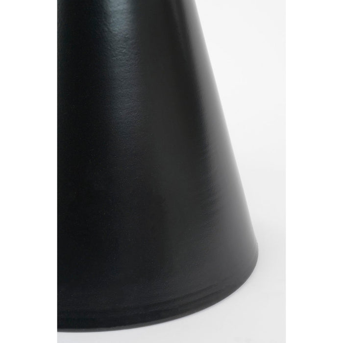 Jim Side table - H45 x Ø31 cm - Iron - Black