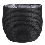 Jorck Plant Basket - H24 x Ø26 cm - Paper - Black