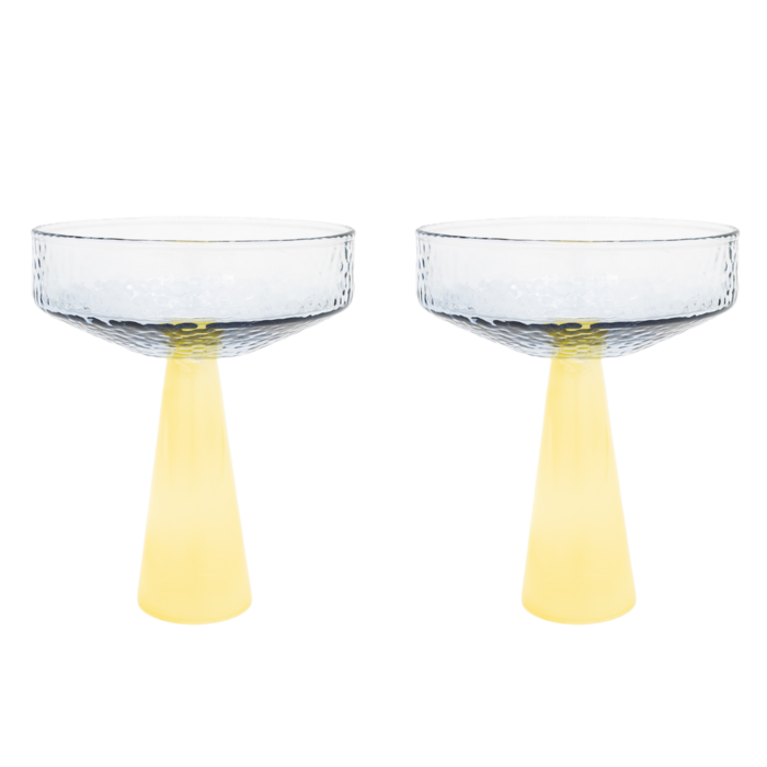 Lemon Zest Yellow Colorpop Coupes - Set of 2