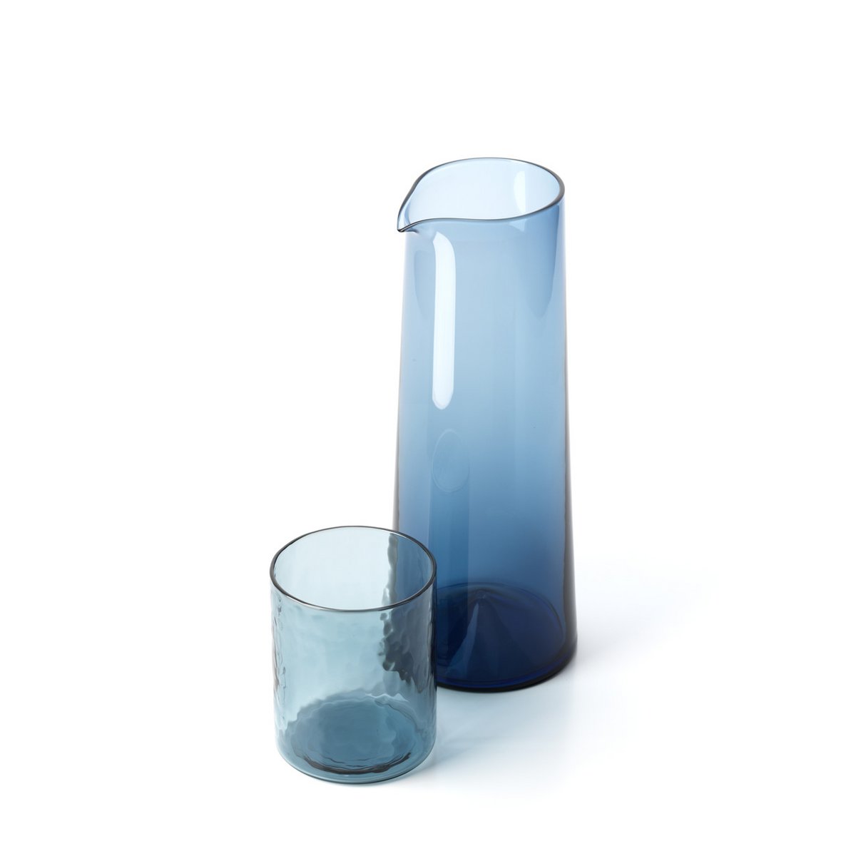 The Azure Hammered High Tumbler - Blue