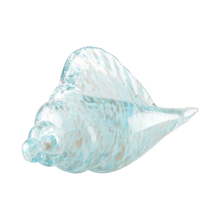 BLAUWE SCHELPEN OCEAAN KOP 27.5X12.5X15CM