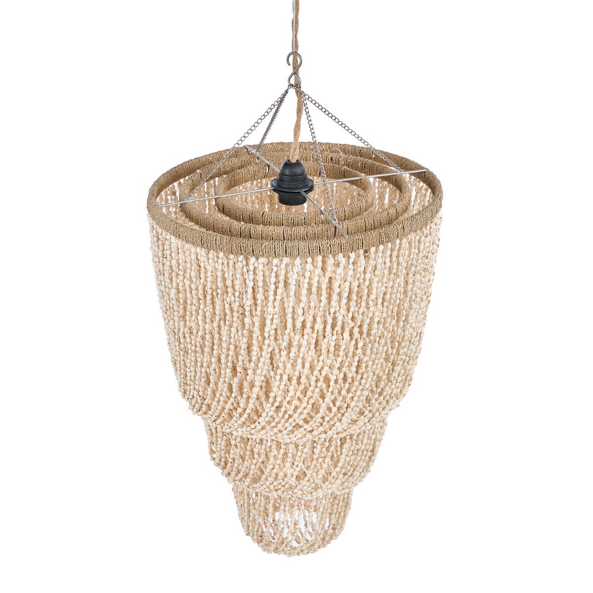 The Lagoon Shell Chandelier - Natural - M