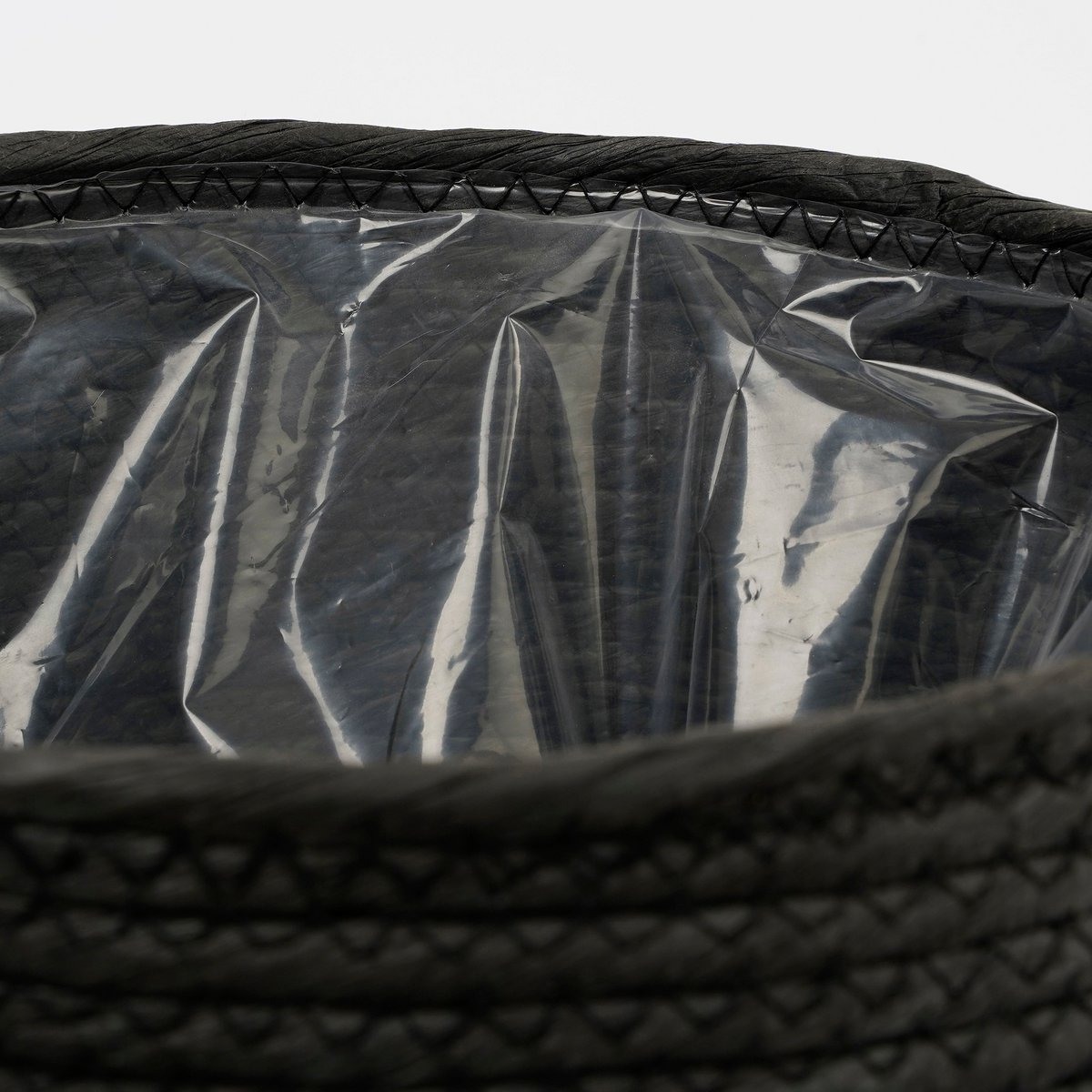 Jorck Plant Basket - H24 x Ø26 cm - Paper - Black