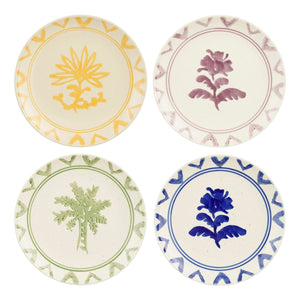 Clayton Colorful Dinner Plates - Set of 4