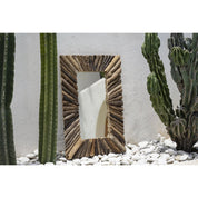 De Driftwood Framed Spiegel - Naturel - M