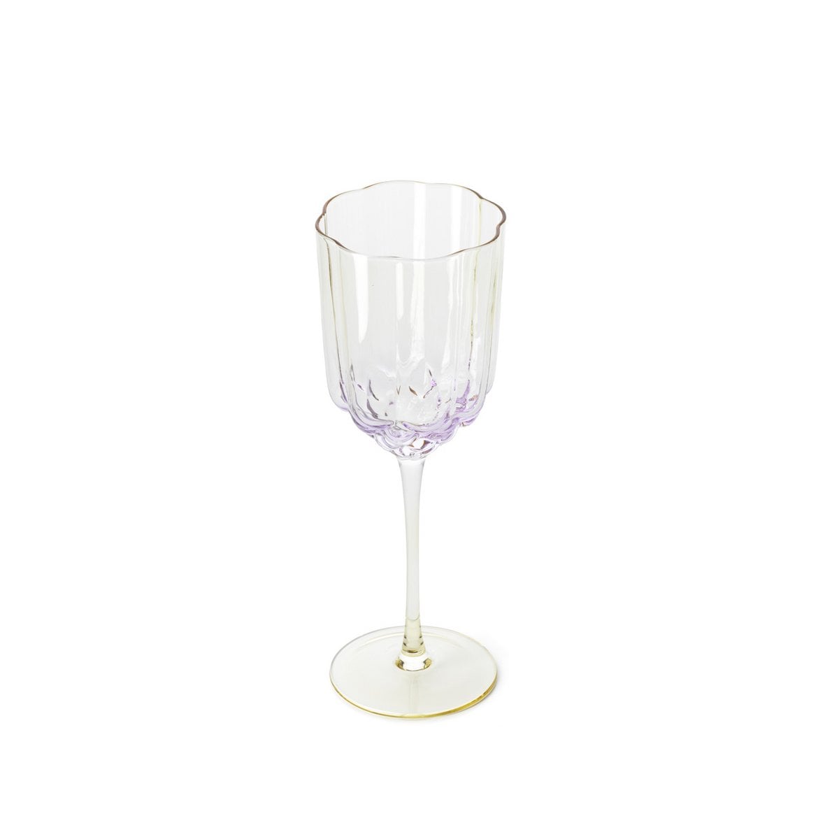 The Purple Blush Wine Glass - Pink