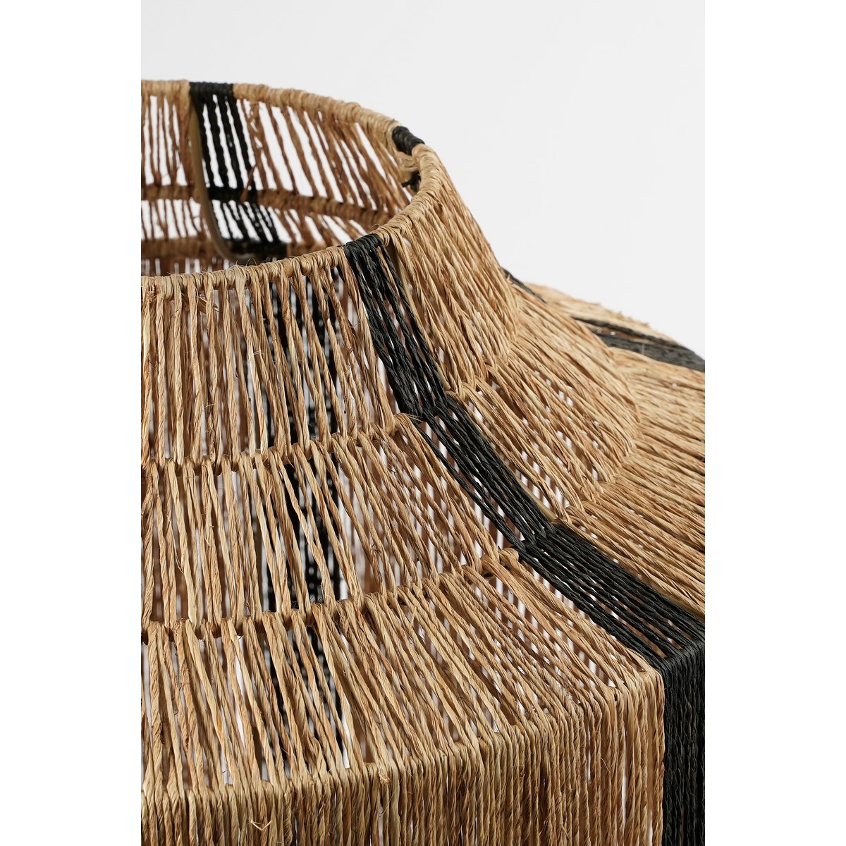 Liliano Lantern - H36 x Ø30 cm - Jute - Black