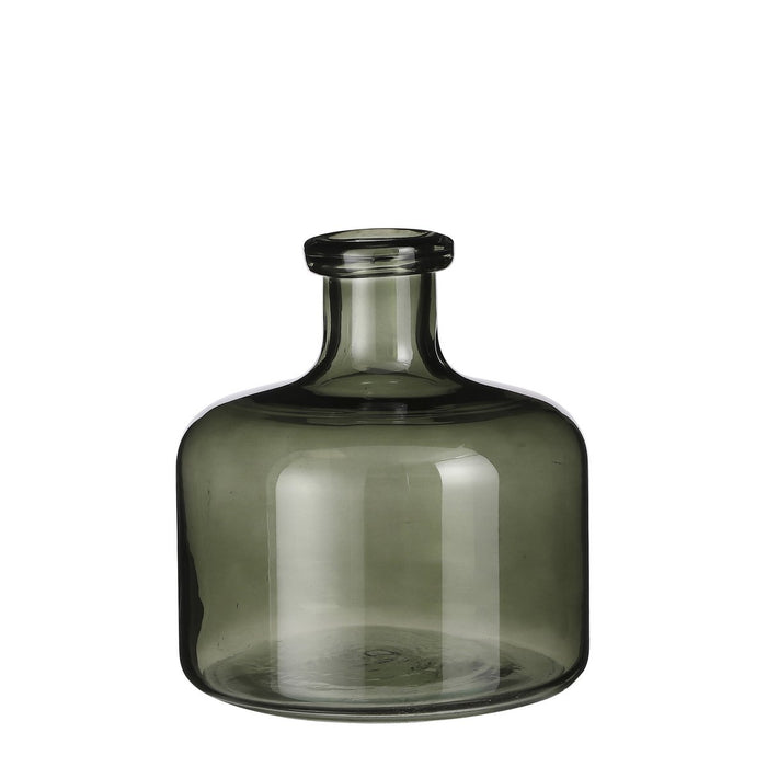 Regal Bottle Vaas - H22 x Ø20 cm - Glas - Groen