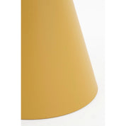 Jim Side table - H45 x Ø31 cm - Iron - Ocher yellow