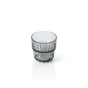 The Faceted Tumbler - Smoky Grey