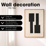 Wall decoration Black