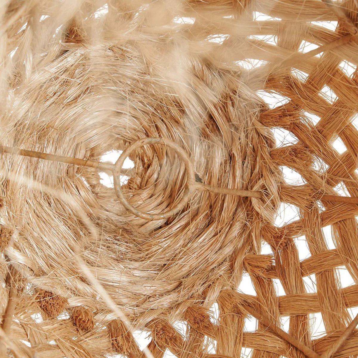 De Abaca Jelly Fish-hanger - Naturel - S