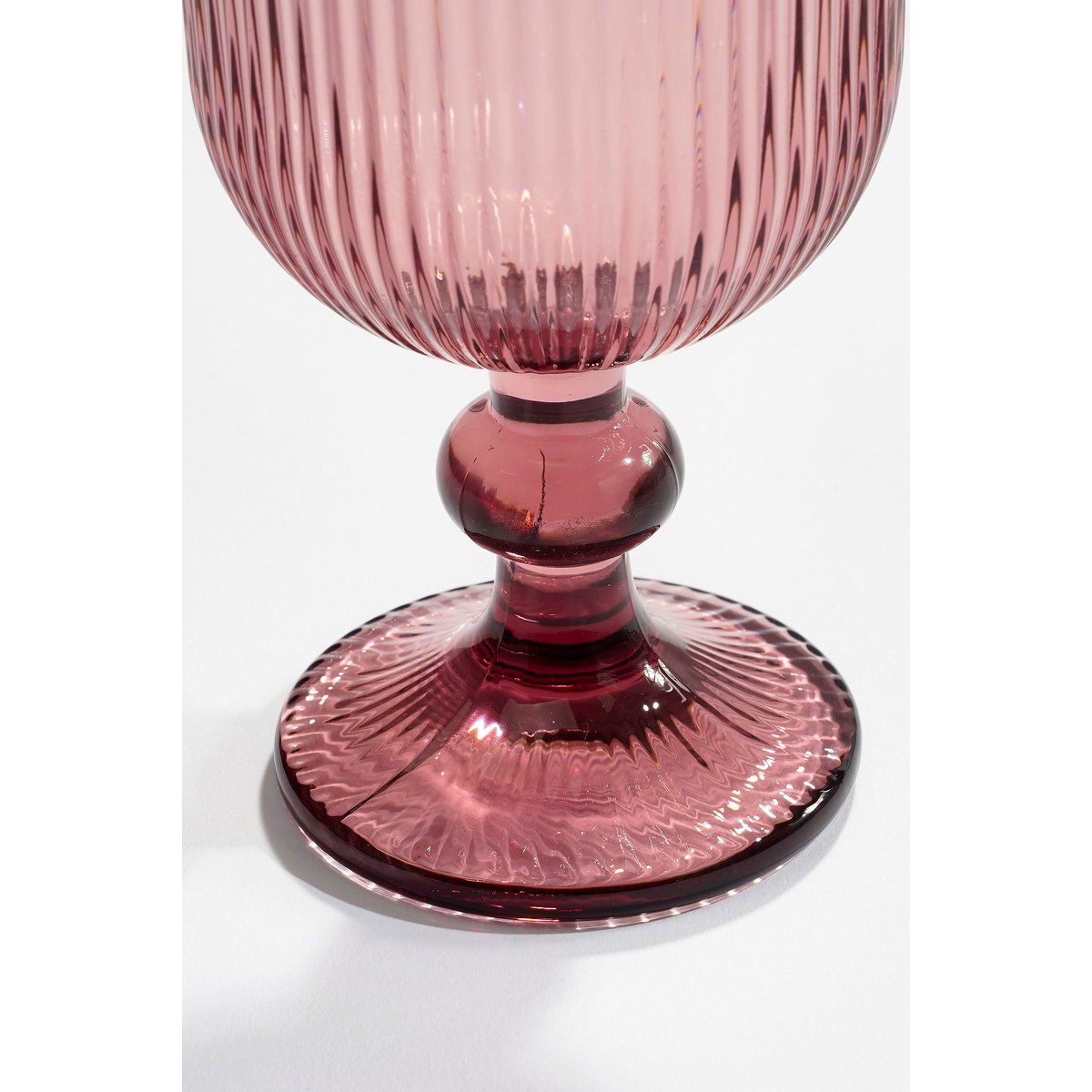Wine Glass Purple Glass
