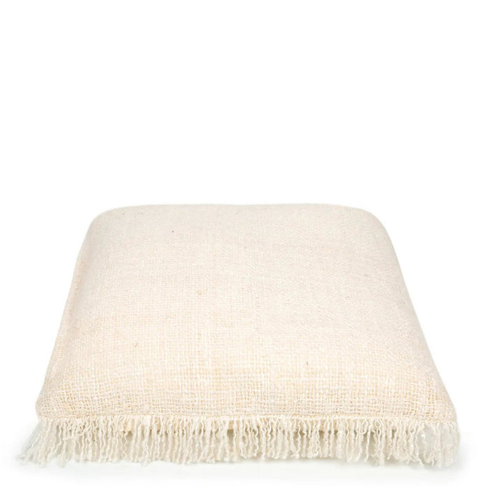 Coconut Shavings Square Cushion