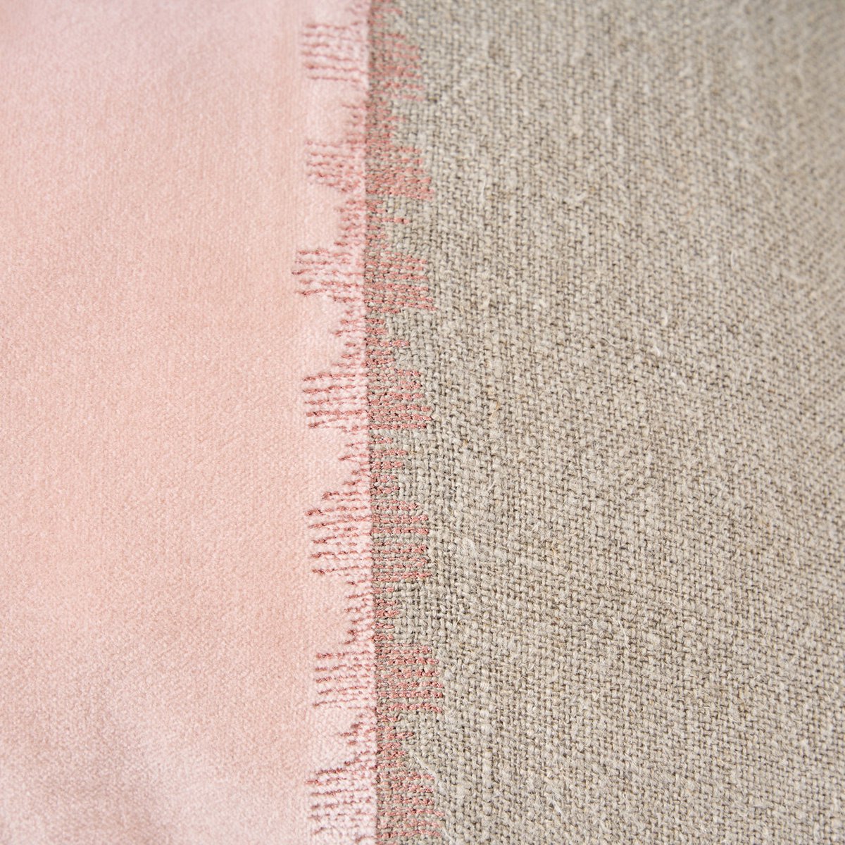 The Velvet Divorce Cushion Cover - Natural Pink - 30x50