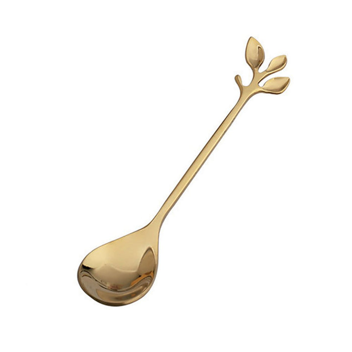 ASSORTIMENT GOUDEN BLAD TAARTLEPELS - SET VAN 6