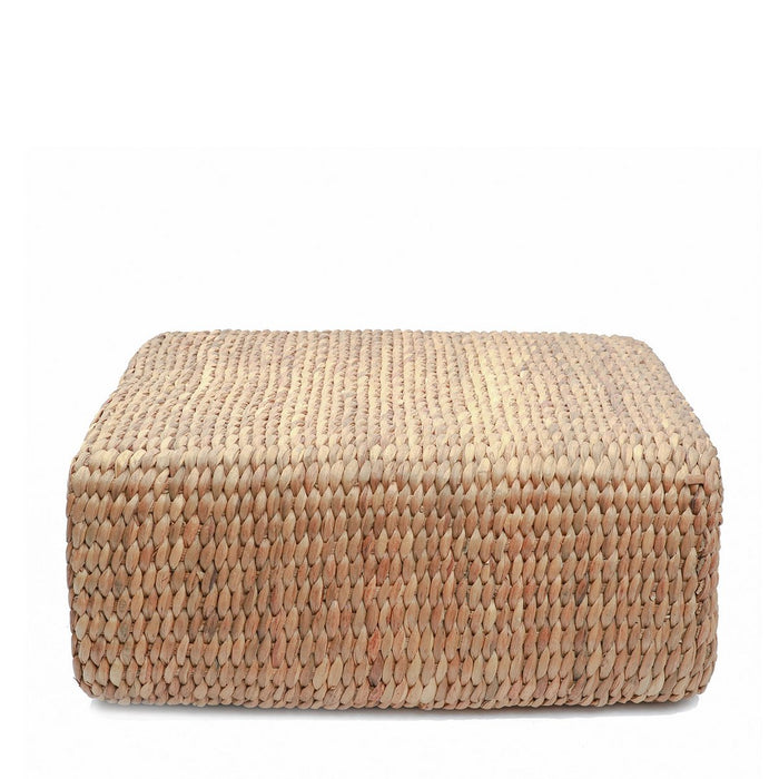De Hyacinth Pouffe Vierkant - Natuurlijk - M