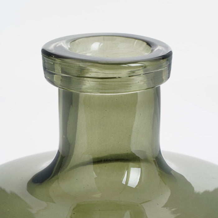 Regal Bottle Vaas - H22 x Ø20 cm - Glas - Groen