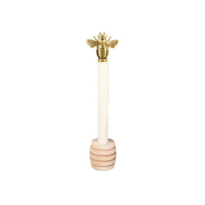 Golden honey spoon Bee