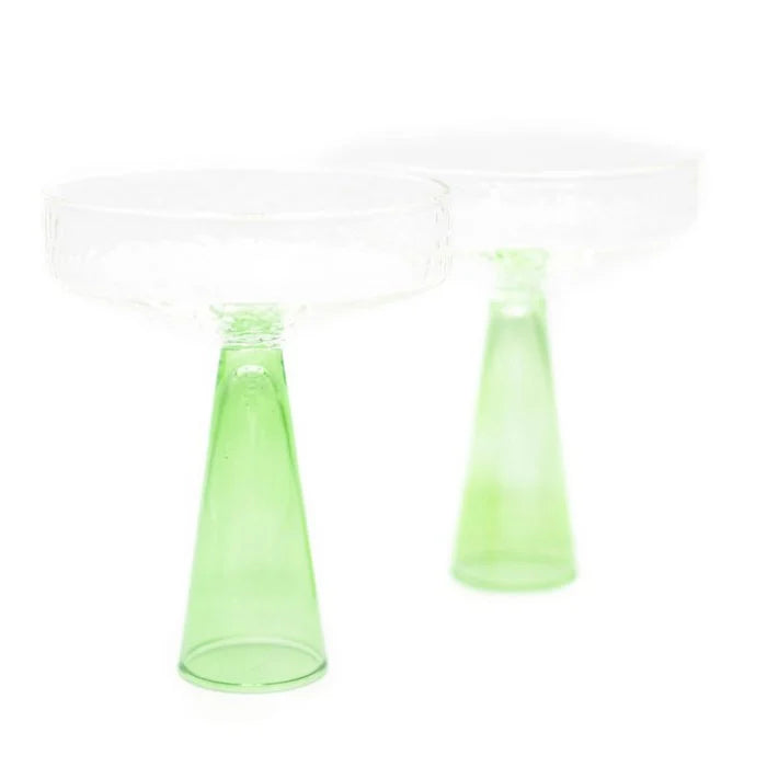 Jade Green Colorpop Coupes - Set of 2