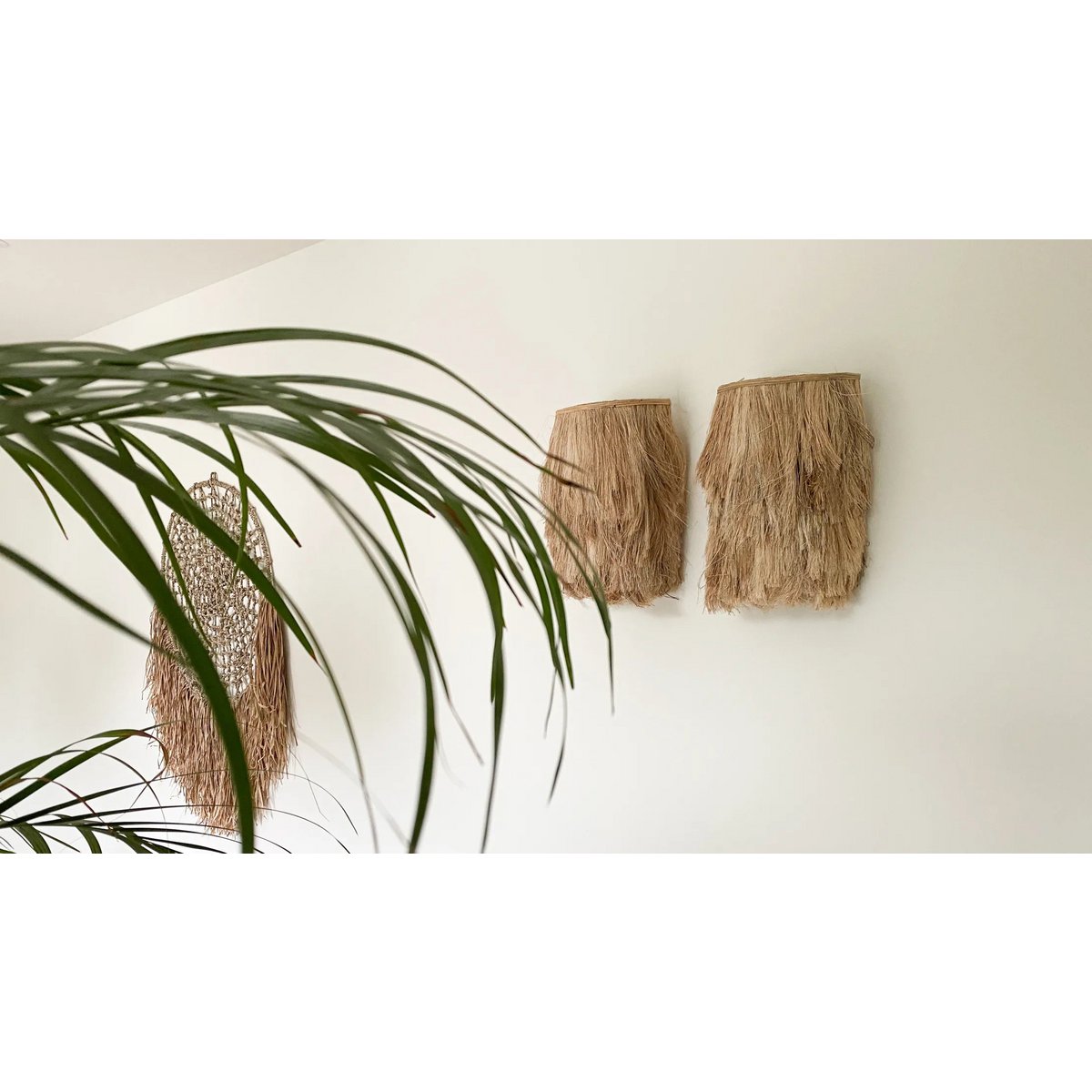 The Abaca Wall Applique - Natural S