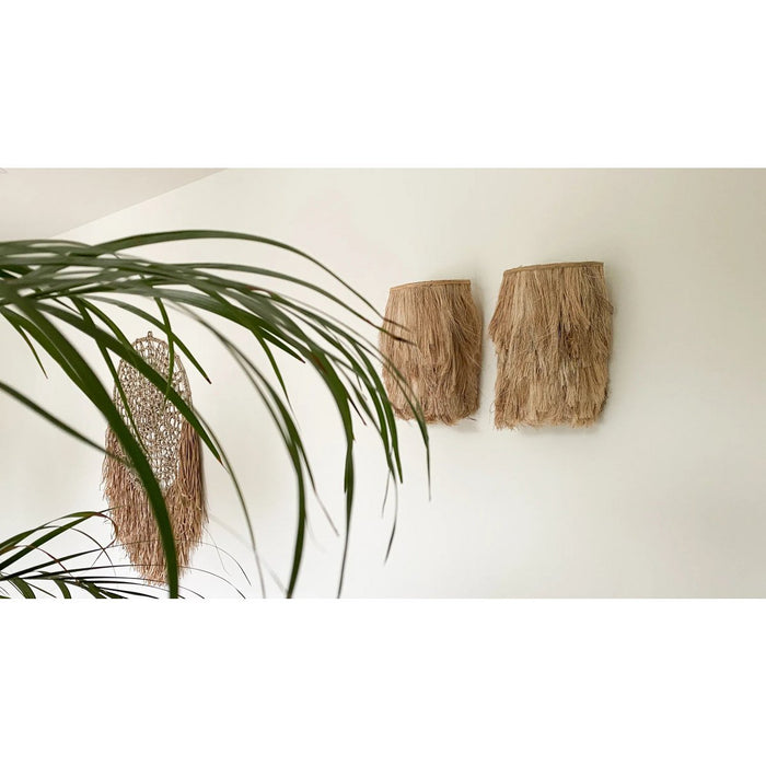 De Abaca Muur Applicatie - Natuurlijk - S