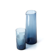 The Azure Rippled High Tumbler - Blue