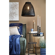 Quinty Side table - Set of 3 - H50 x Ø32 cm - Metal - Black