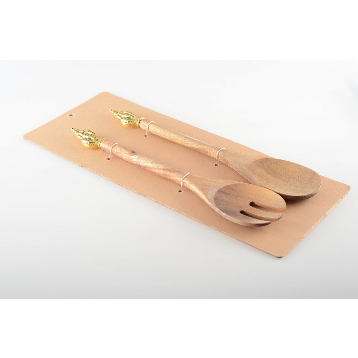 GOLDEN SHELL SALAD CUTLERY