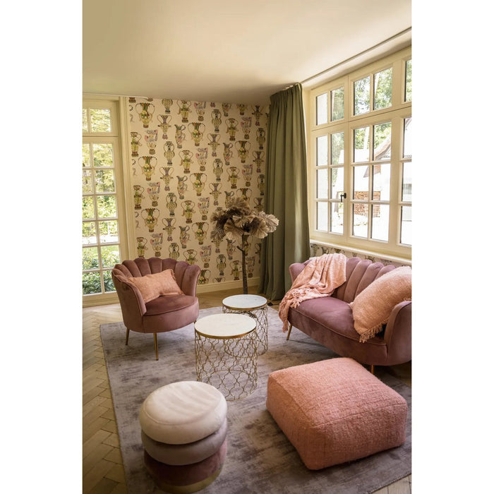De Oh My Gee Pouffe - Zalmroze