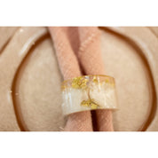 Set of 4 rounds of skillet resin towel