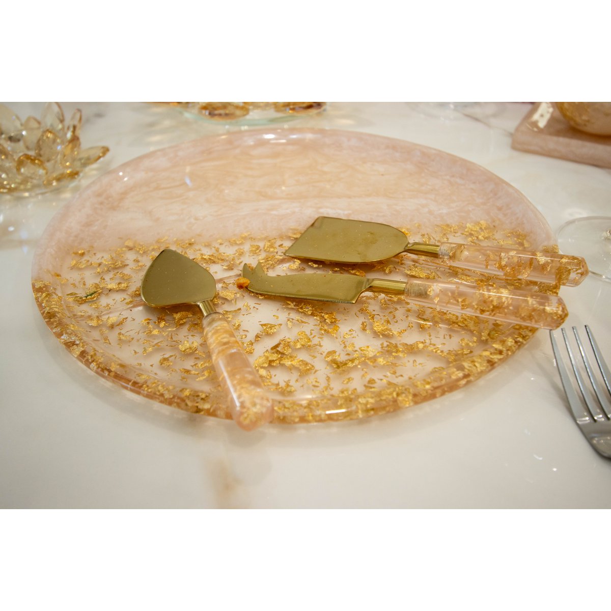 Stem cheese service - Lot of 3