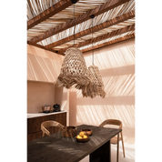 De Abaca Jelly Fish-hanger - Naturel - M