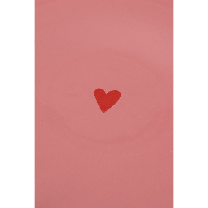Bella Taartstandaard - H13 x Ø30 cm - Keramiek - Roze, Rood