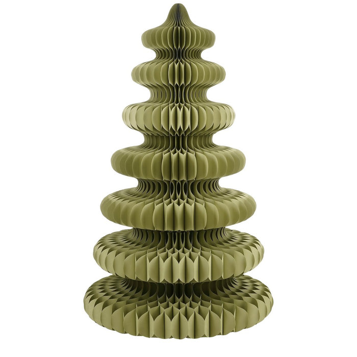 Decoration Christmas tree - H212 x Ø148 cm - Paper - FSC 100% - Green