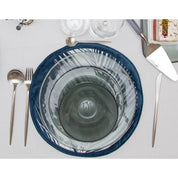 Household 24 pieces Mat Silver rounded contours