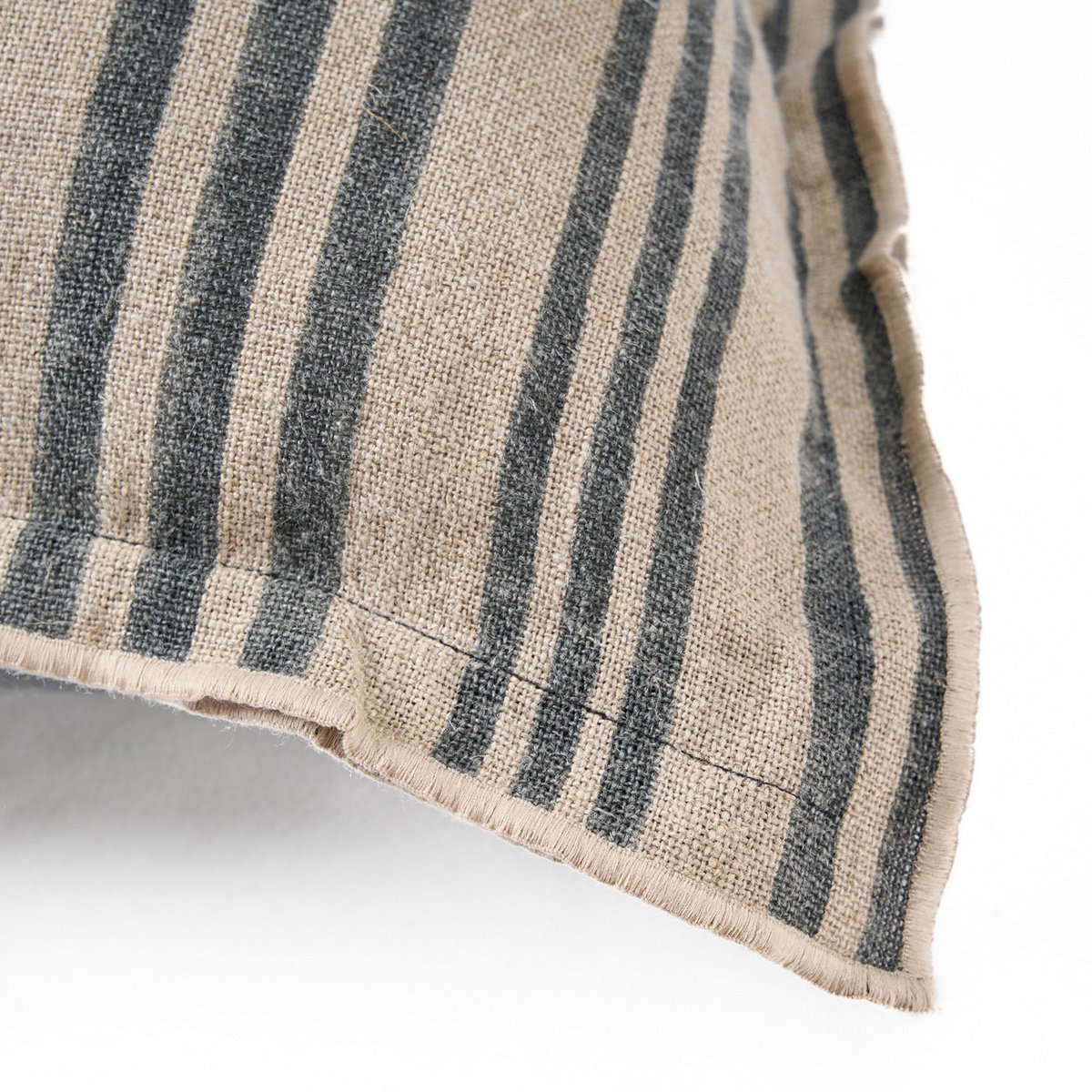 The Nordic Stripe Cushion Cover - Natural Black - 50x50