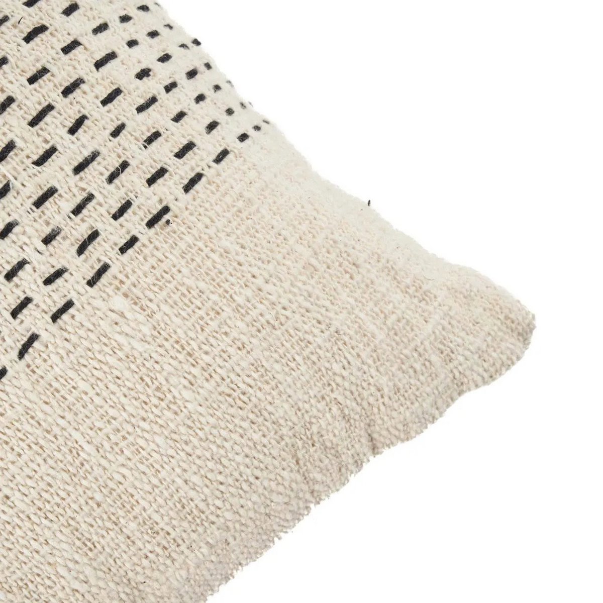 The Misty Cushion Cover - Natural Black