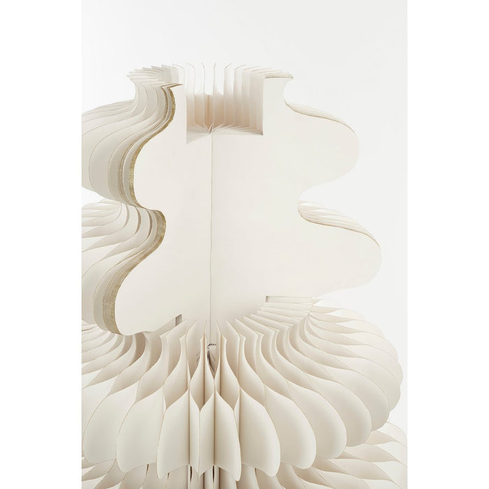 Decoration Christmas tree - H152 x Ø104 cm - Paper - FSC 100% - White