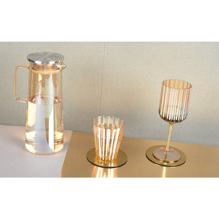 COASTER GOLD 10X10CM - SET OF 4