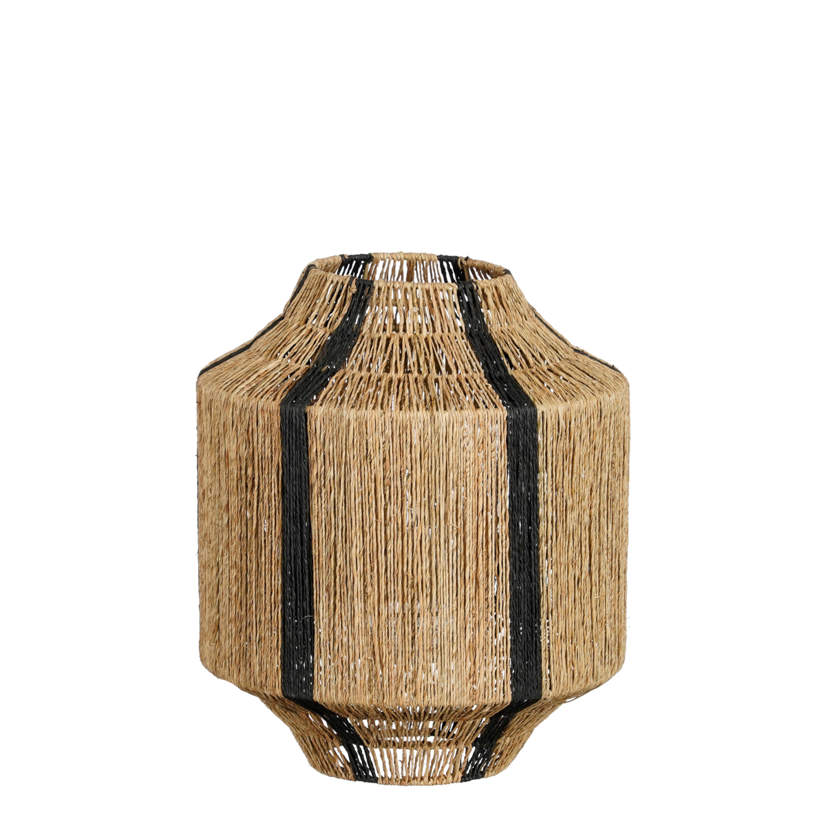 Liliano Lantern - H36 x Ø30 cm - Jute - Black