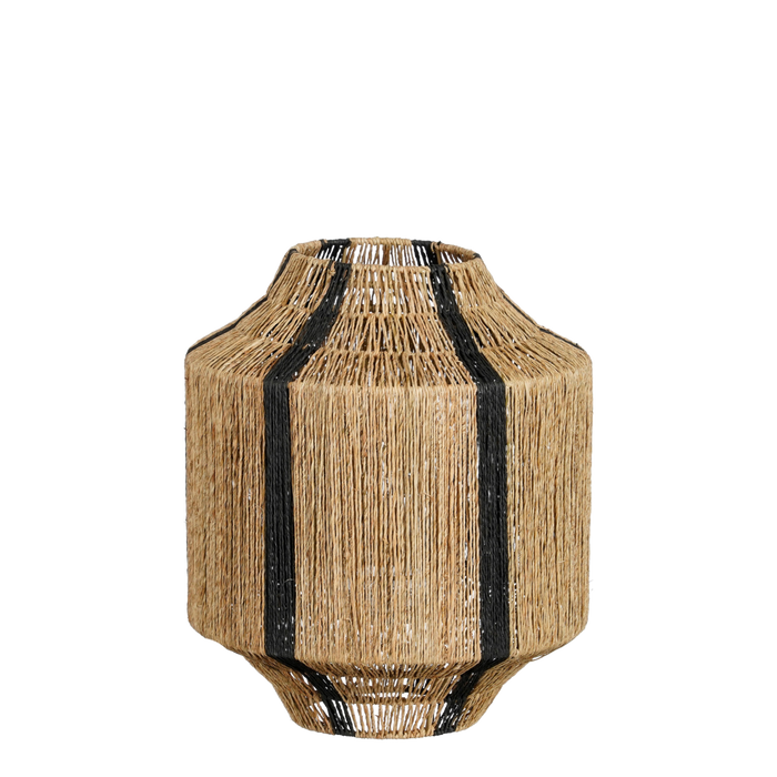 Liliano Lantern - H36 x Ø30 cm - Jute - Black