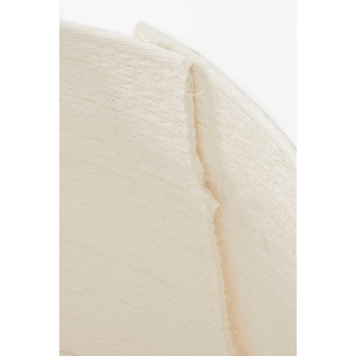 Christmas tree skirt with heart - L50 x B50 x H26 cm - paper, felt - white, black