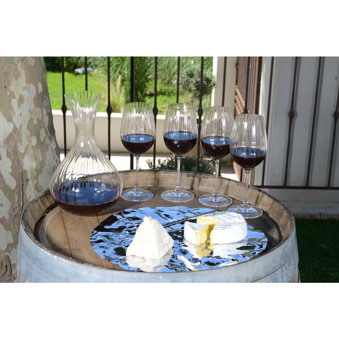 Waterfall Wine Glasses - Set of 6