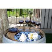 Waterfall Wine Glasses - Set of 6