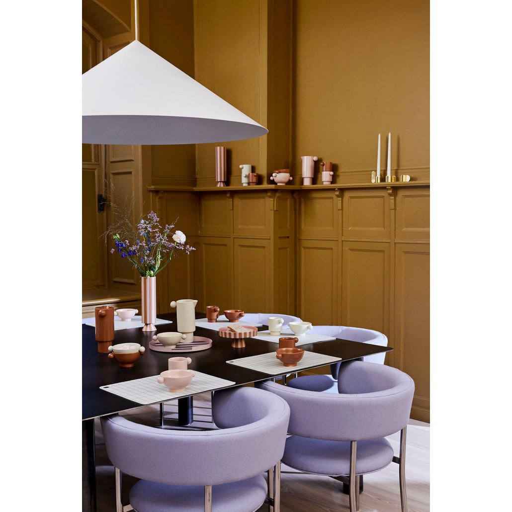 The Tall Dune Vase – Caramel & Rose